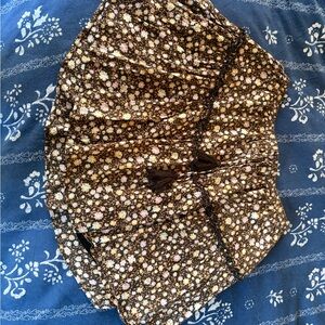 Spell & The Gypsy Brown Tiered Mini Skirt